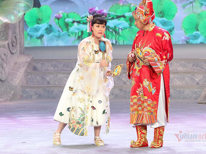 Trong Táo quân 2021, Vân Dung đảm nhận vai Táo Y tế. Ảnh: Vietnamnet