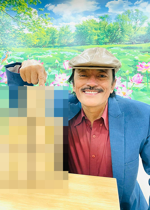 Nghệ sĩ Trà My còn chia sẻ hình ảnh mới nhất của nghệ sĩ Giang Còi.