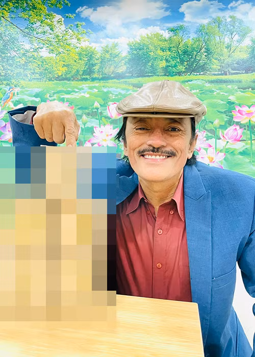 Nghệ sĩ Trà My còn chia sẻ hình ảnh mới nhất của nghệ sĩ Giang Còi.