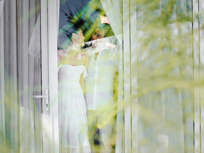 Khánh Vân và Vĩnh Thụy diện trang phục đồng điệu.