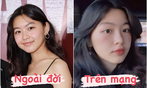 Nhan sắc của con gái Quyền Linh vẫn xinh đẹp qua camera thường.