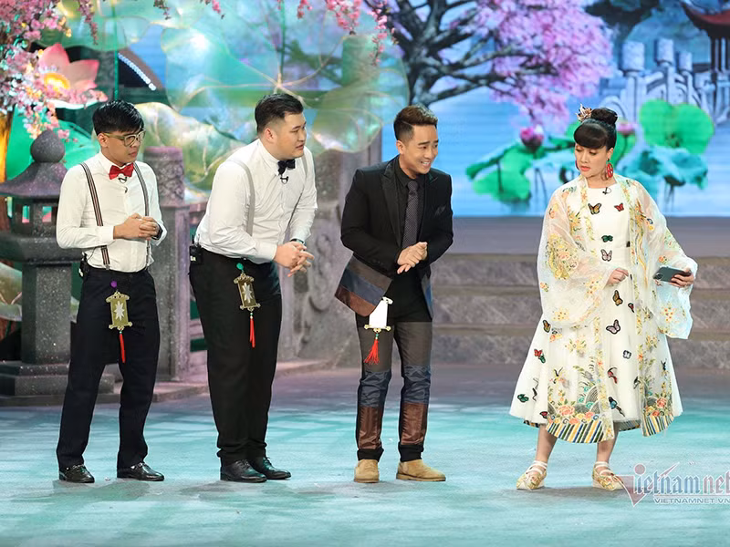 Đỗ Duy Nam, Dũng Hớn và Trung Ruồi có tạo hình hiện đại. Ảnh: Vietnamnet