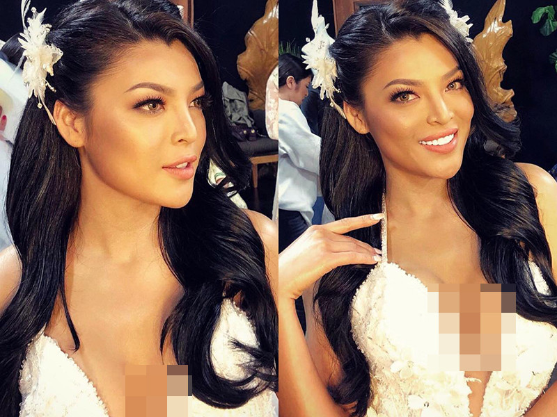 Vóc dáng của Trân Đài cũng được nhiều người khen ngợi.