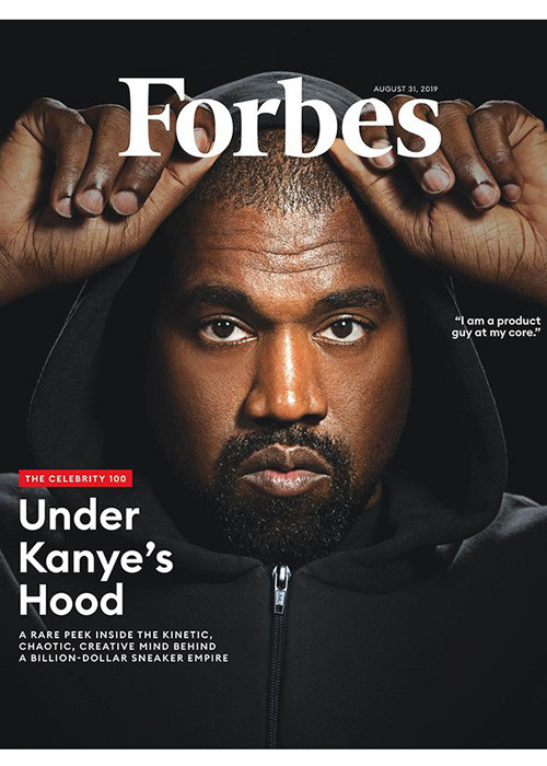 Chồng của Kim Kardashian từng chỉ trích Forbes vì chỉ gọi anh là triệu phú. Đến tháng 4/2020, Forbes công nhận Kanye West là tỷ phú USD, với khối tài sản hơn 1,3 tỷ USD. Tuy nhiên, rapper mắng Forbes không biết đếm vì theo Kanye West, tài sản của anh là 3,3 tỷ USD.