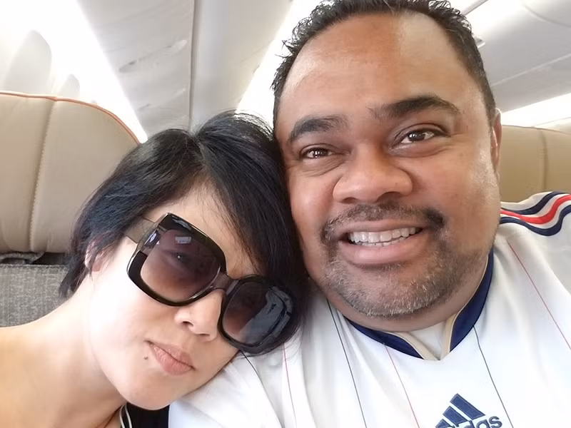 Hồi tháng 9/2020, Thu Phương về nước để lo công việc. Ở Mỹ, Dũng Taylor một tay chăm sóc con chung, con riêng.