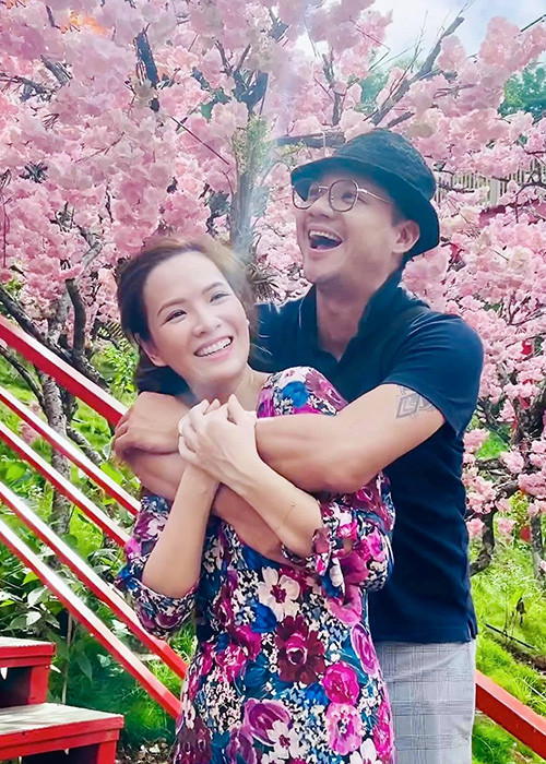 Đan Lê tái hôn với tình đầu Khải Anh vào năm 2011.