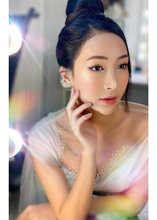 Khánh An cũng lọt vào chung kết Đại sứ hoàn mỹ 2020. Học trò của Kiều Loan cao 1m64, có số đo 3 vòng 83-64-95.