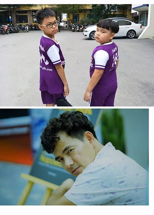 Hai con trai của Xuân Bắc được nhiều người yêu mến là bé Bi Béo và bé Minh Bủm.