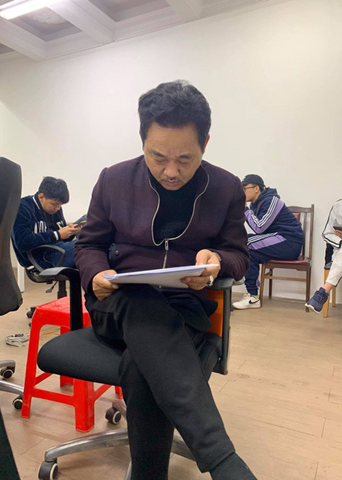 Nghệ sĩ Quốc Khánh tiếp tục vào vai Ngọc Hoàng trong buổi chầu cuối năm.