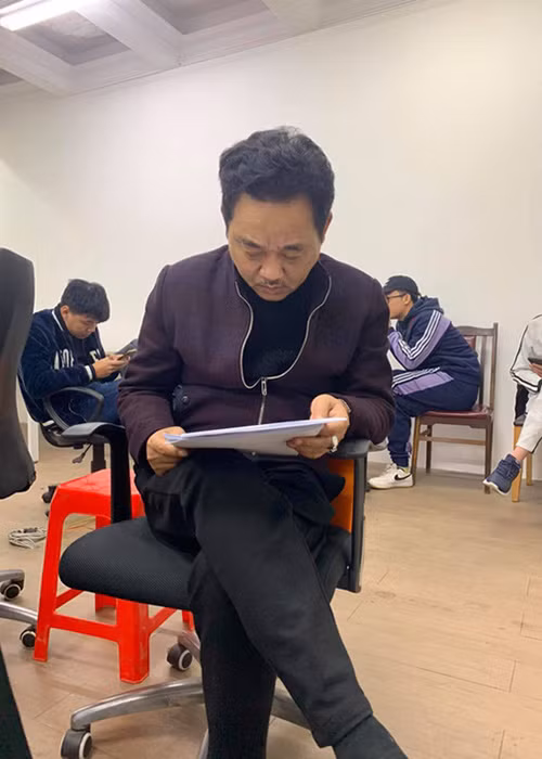 Nghệ sĩ Quốc Khánh tiếp tục vào vai Ngọc Hoàng trong buổi chầu cuối năm.