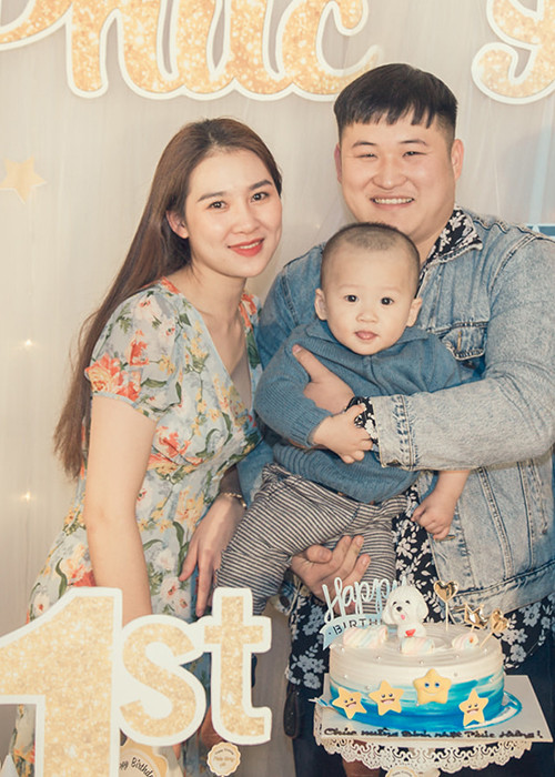 Vợ chồng Lưu Mạnh Dũng hiện có một cậu con trai.