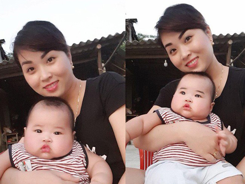 Bà xã của Chiến Thắng đã nghỉ dạy học và tự tay chăm sóc cho con chứ không giao phó cho người giúp việc.