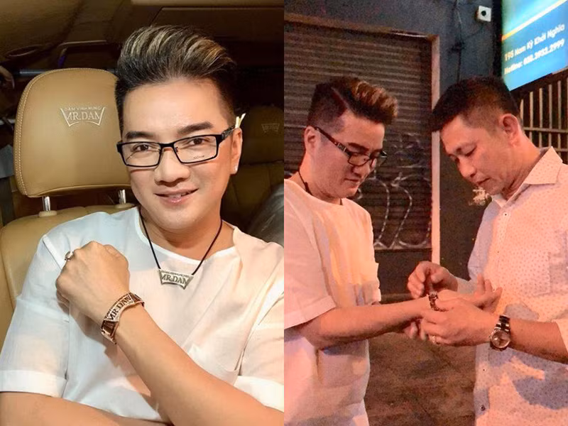 Năm 2019, Đàm Vĩnh Hưng được một chủ tiệm vàng ở Mỹ tặng lắc vàng, dây chuyền gắn logo Mr. Đàm Ảnh: Phụ nữ Việt Nam