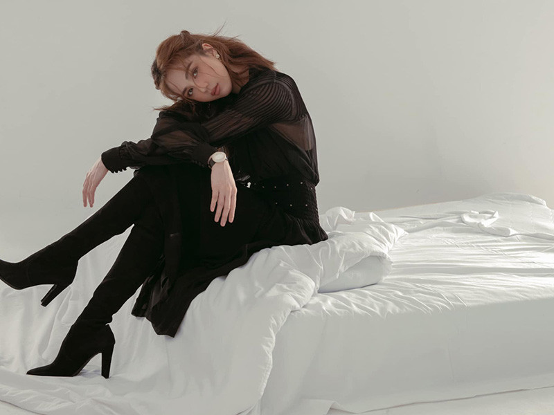 Thần thái của Ngọc Trinh nhận được nhiều lời khen ngợi.