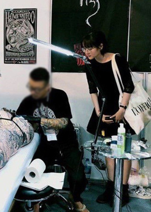 Năm 2020, khi lộ diện là gà cưng của Sơn Tùng M-TP, Hải Tú bị soi có bạn trai là thợ xăm. Ảnh: Pose