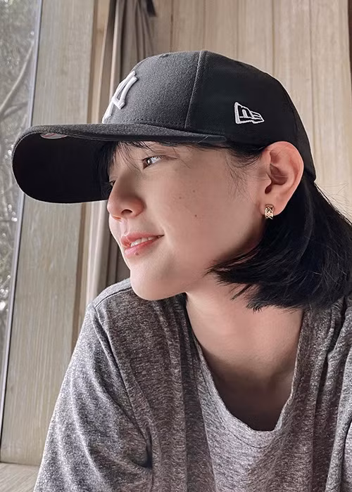 Hải Tú và bạn trai thợ xăm thường xuyên khoe ảnh tình cảm trên trang cá nhân. Tuy nhiên, những hình ảnh này sau đó không còn được công khai. Ảnh: Pose