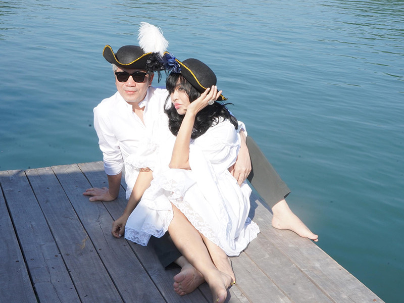 Thanh Lam và bạn trai thường đi du lịch.