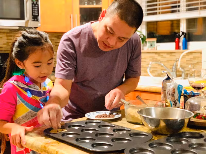 Ông xã của Kim Hiền yêu thương các con, chiều chuộng vợ, đảm đang và giỏi giang.