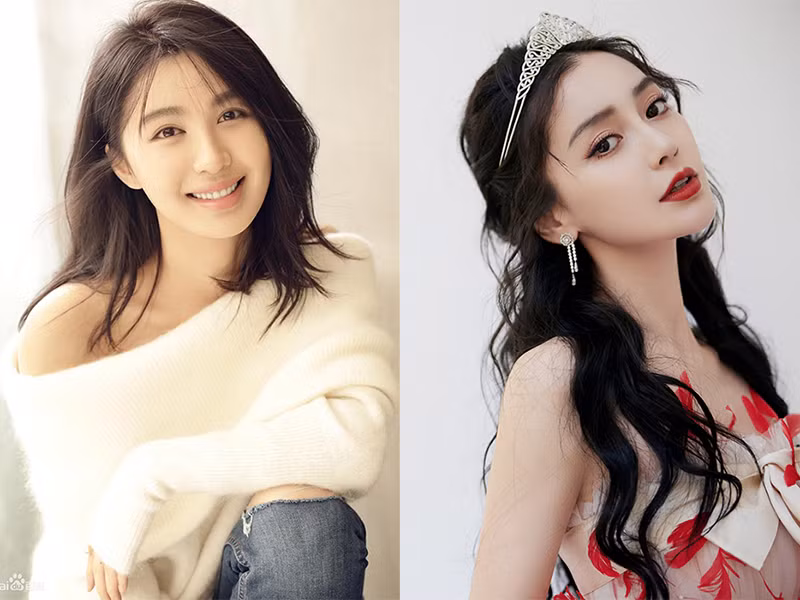 Angelababy (phải) là bà xã của Huỳnh Hiểu Minh còn Lý Phi Nhi là bạn gái cũ. Mới đây, ồn ào tiểu tam của Angelababy bị khơi lại khi Lý Phi Nhi và Huỳnh Hiểu Minh cùng tham gia một gameshow.