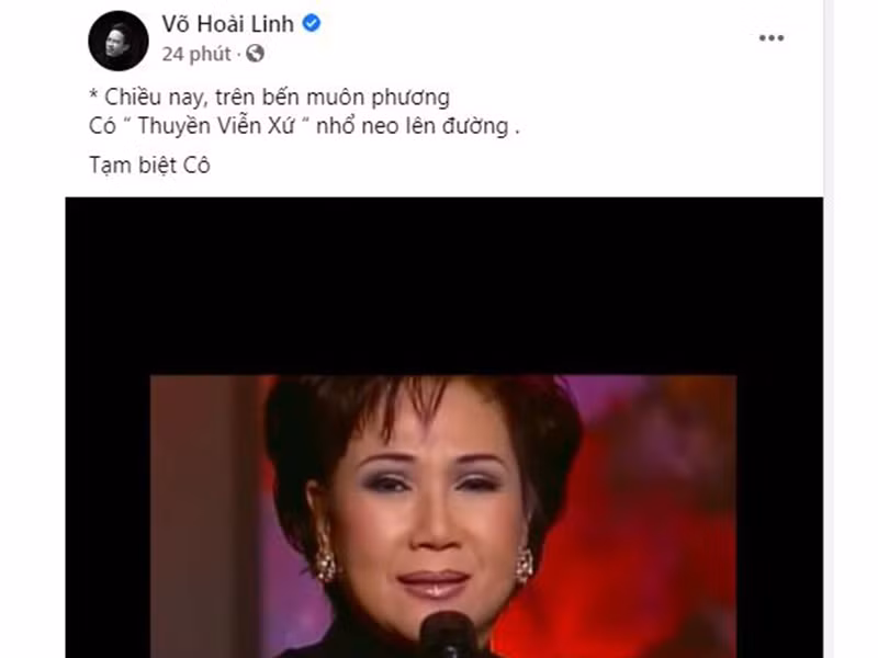 Hoai Linh, Dam Vinh Hung tiec thuong danh ca Le Thu