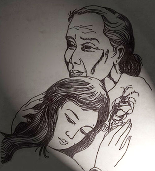 Le Vu Lan nhoi long hinh anh me lam lu nhat rac-Hinh-2