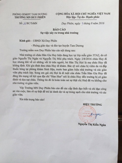 Su that be trai 3 tuoi bi giao vien bao hanh o Vinh Phuc-Hinh-3