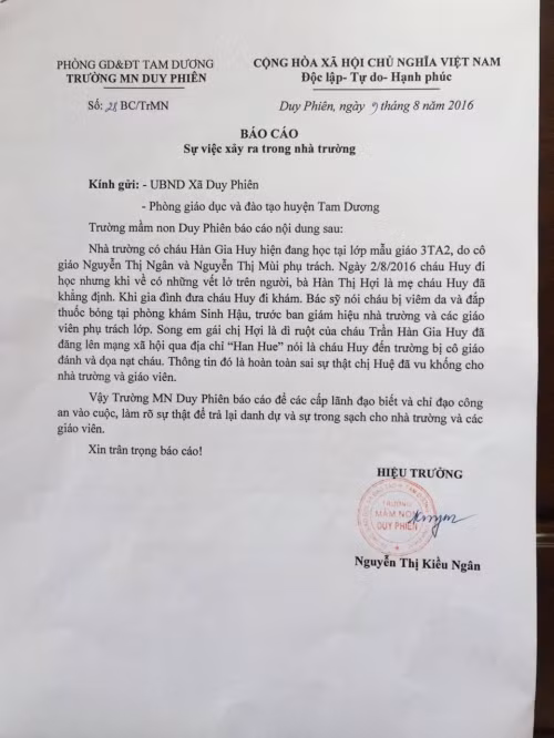 Su that be trai 3 tuoi bi giao vien bao hanh o Vinh Phuc-Hinh-3