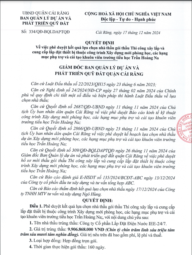 Cần Thơ: Một ngày Điện nước IEE trúng 2 gói thầu tại Cái Răng - Hình 3 Can Tho: Mot ngay Dien nuoc IEE trung 2 goi thau tai Cai Rang-Hinh-3