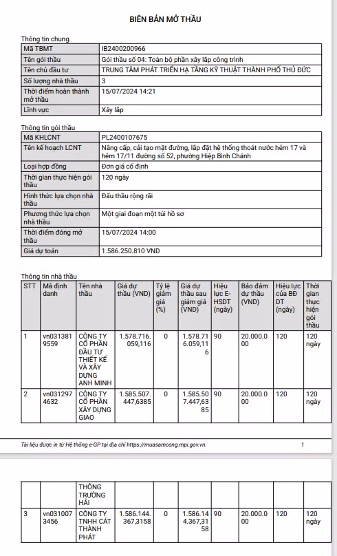 TP HCM: Công ty Trường Hải 1 năm trúng 24 gói thầu tại Thủ Đức - Hình 5 TP HCM: Cong ty Truong Hai 1 nam trung 24 goi thau tai Thu Duc-Hinh-5