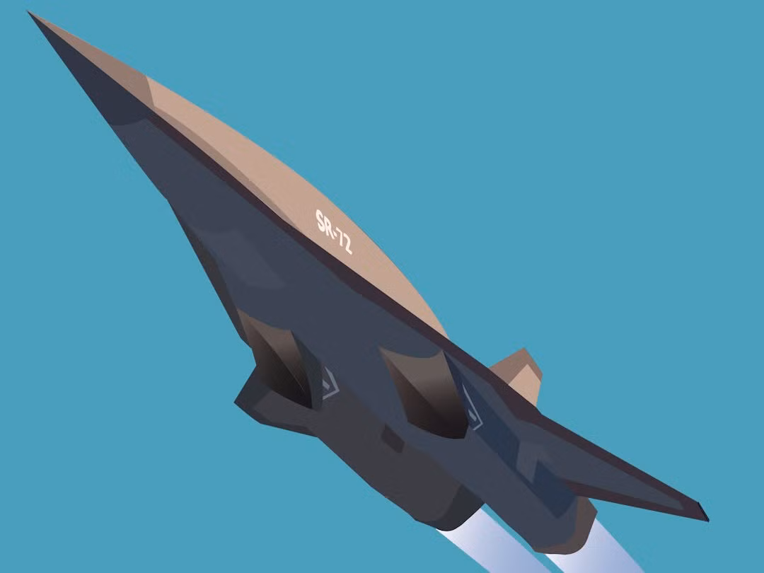 Còn với Lockheed SR-72 hay còn được ví von là “Con trai của Blackbird”. Những chương trình bí mật như thế này có thể thường kết thúc ở “thung lũng chết”, tức là các ý tưởng sẽ không bao giờ trở thành hiện thực và chiếc máy bay chỉ là thí nghiệm và không được sản xuất với số lượng lớn. Nguồn ảnh: Foxt.