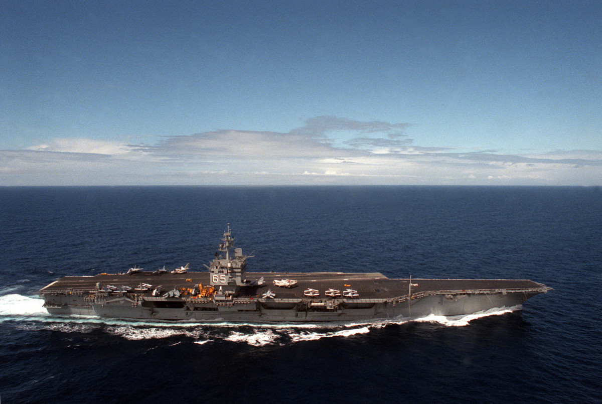 Con tàu này thuộc lớp tàu sân bay Enterprise và là con tàu duy nhất trong lớp này. USS Enterprise đã được đỡ đầu bởi bà William B. Franke, phu nhân của cựu Bộ trưởng Bộ Hải quân Mỹ.