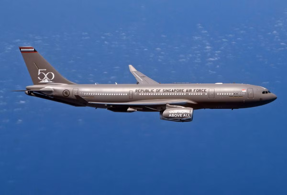 Còn về các Airbus A330 MRTT đang được sử dụng trong RSAF, đây là một loại vận tải cơ tiếp nhiên liệu đa năng được sản xuất và phát triển bởi Airbus Defence and Space.