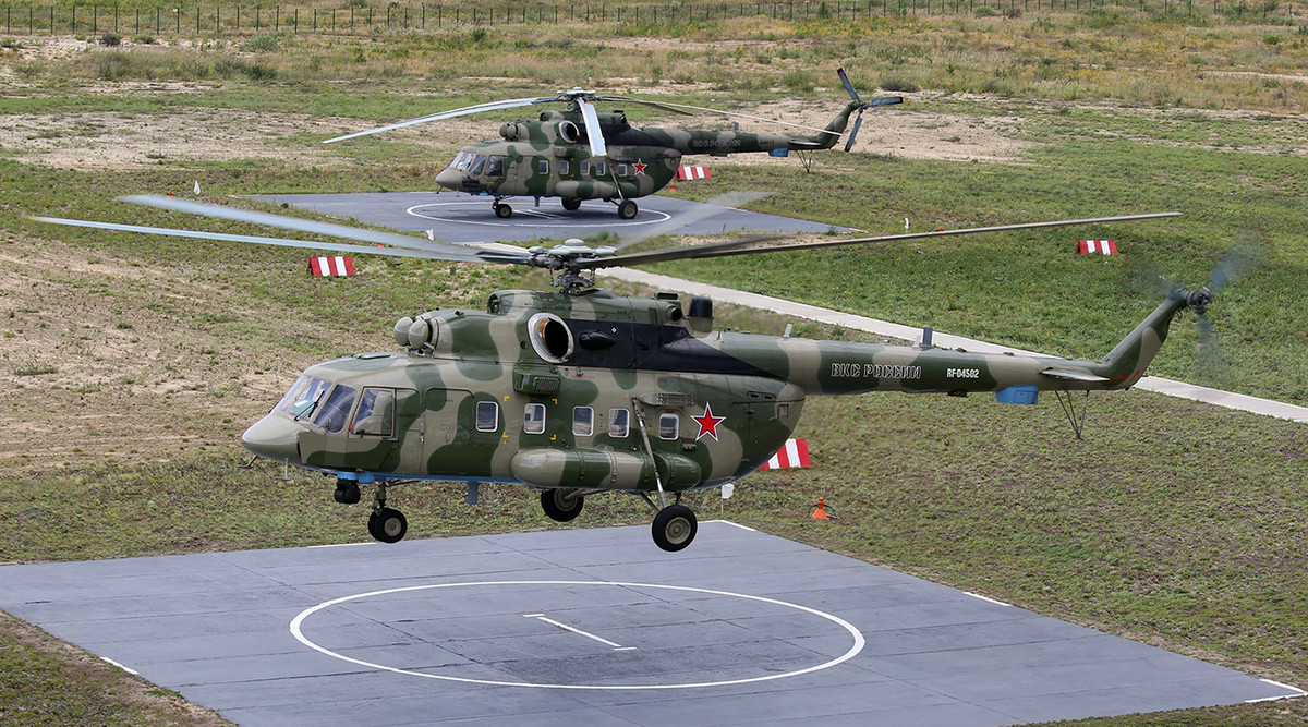 Nga can man nang cap tiep Mi-8, bien thanh truc thang dac nhiem