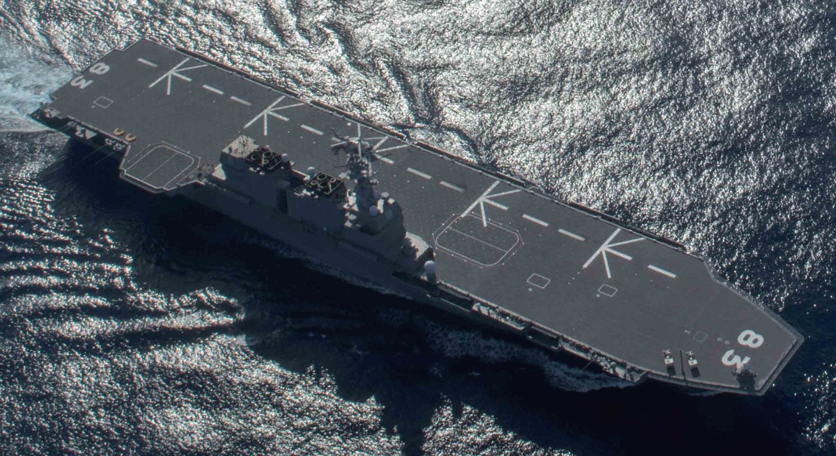 Lần đầu tiên sau Chiến tranh thế giới, Nhật Bản có tàu sân bay Lan dau tien sau Chien tranh the gioi, Nhat Ban co tau san bay