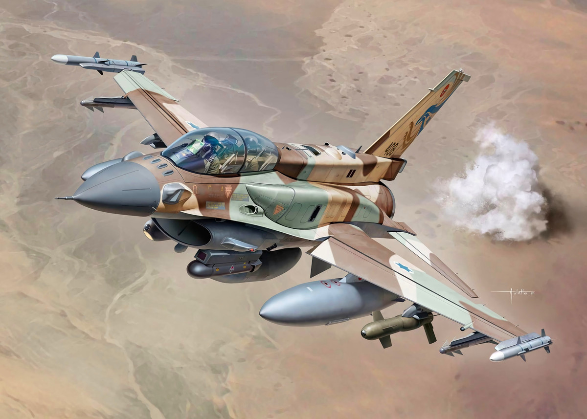 Và cuộc tấn công lần này bằng một cuộc không kích, Israel đã sử dụng các tiêm kích tối tân F-16 do hãng hàng không Lockheed Martin sản xuất.