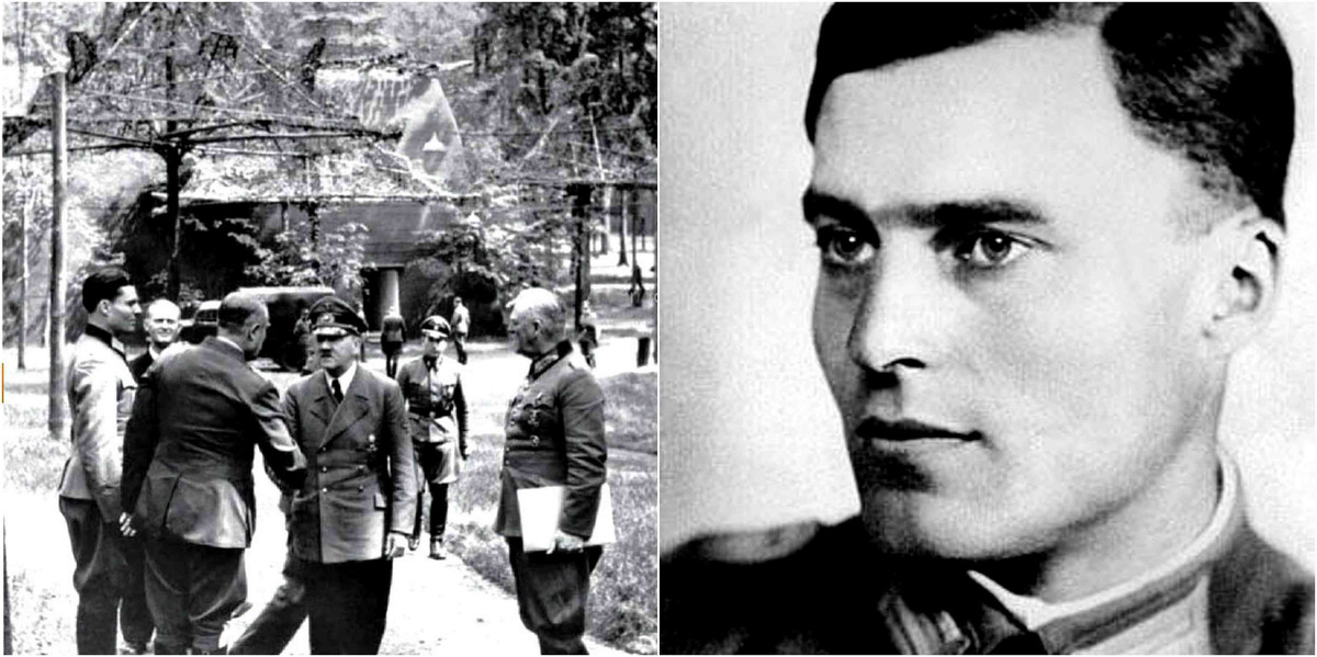 Trong chiếc cặp dày cộp của ông là hồ sơ về những gì ông sẽ trình bày với Lãnh tụ Đức Quốc Xã bấy giời là Hitler tại “Hang sói”, nằm ở Rastenburg thuộc Đông Phổ, và chính giữa các hồ sơ này, một quả bom kiểu Anh đã được bọc cẩn thận trong một chiếc áo sơ mi. Nguồn ảnh: keywordbasket.com.