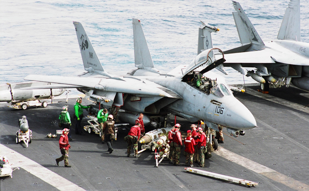 Với những rắc rối từ thiết kế để tối ưu hoá không gian cho vũ khí, đến cả bộ động cơ không phù hợp này, tất cả đã gây nên rất nhiều mất mát đáng tiếc, ví dụ có tới 40 chiếc F-14 đã bị mất do các vấn đề này. Nên thường người ta hay gọi F-14 lúc bấy giờ với cái mác không mấy thiện cảm rằng, Tomcat là một chiếc máy bay đẹp nhưng lại được gắn 2 "mảnh rác".