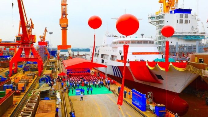 Việc xây dựng tàu Haixun 09 được khởi công từ tháng 5/2019, được hạ thuỷ vào tháng 9/2020. 