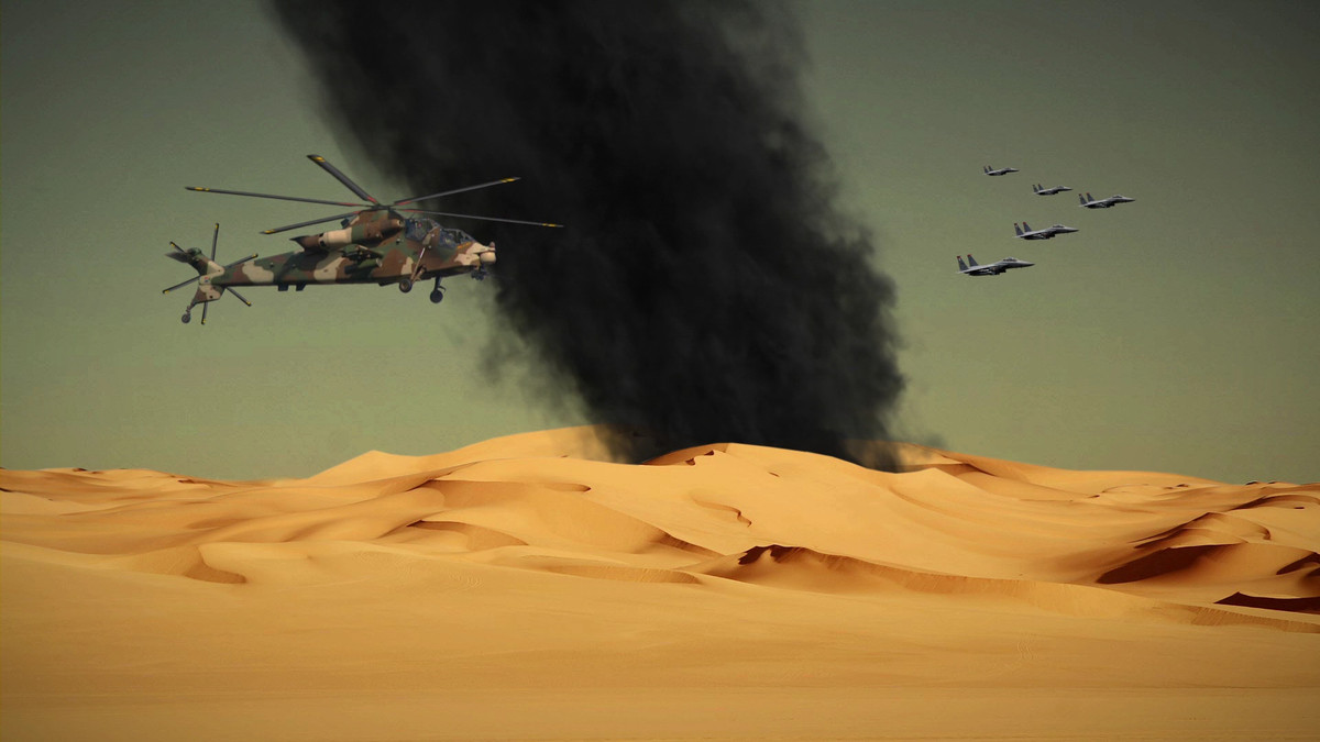 Theo các nguồn tin không chính thức, áng chừng đã có tới 10.000 cuộc không kích được thực hiện hướng về Iraq, có khoảng 80.000 tấn bom đạn đã được ném thẳng xuống Iraq, tạo ra những cuộc oanh kích diện rộng với sức tàn phá “đáng sợ”.