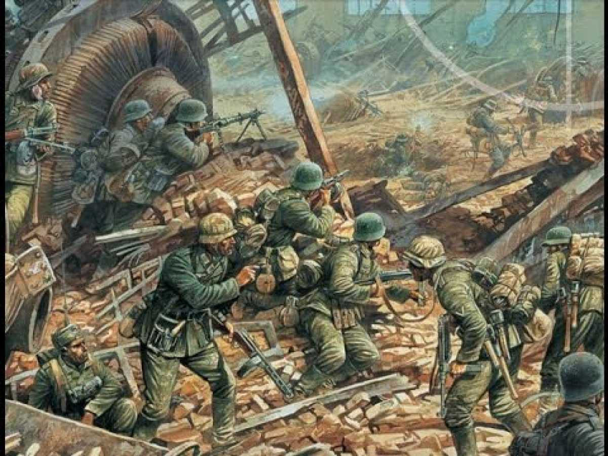 Quân đội phe Trục dù gặp trở ngại nhiều về địa lý, sự bào mòn lực lượng qua chiến tranh thế giới Thế chiến thứ II dai dẳng. Song, Quân đội phe Trục vẫn kiểm soát được một vùng lớn lãnh thổ rộng lớn của Liên Xô, gây thiệt hại nặng nề cho Hồng quân Liên Xô lúc đó. Nguồn ảnh: literaryblog.net.