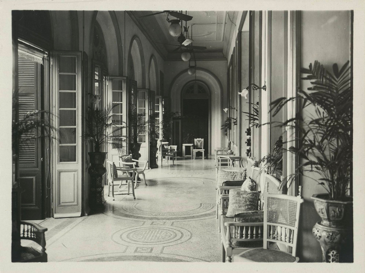 Hành lang của Phủ Toàn quyền. Ảnh tư liệu.