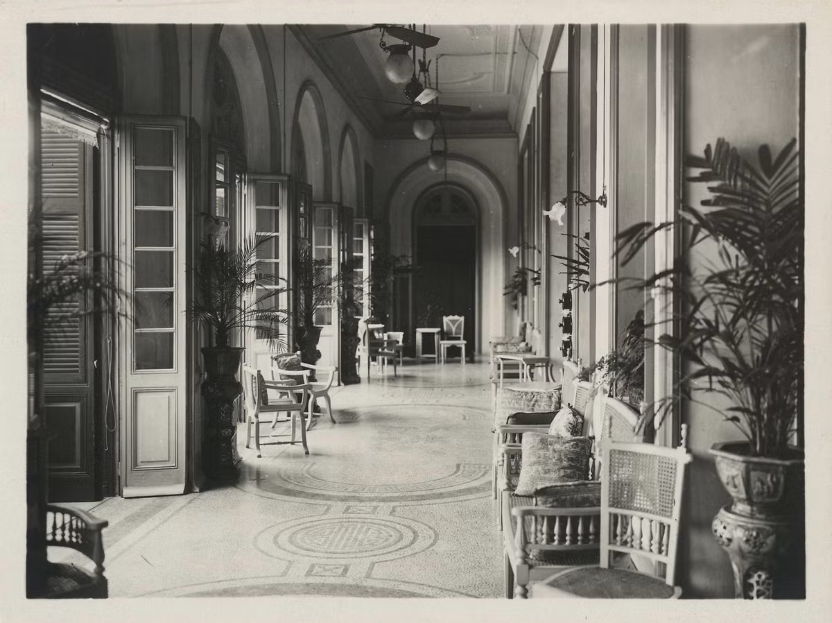 Hành lang của Phủ Toàn quyền. Ảnh tư liệu.