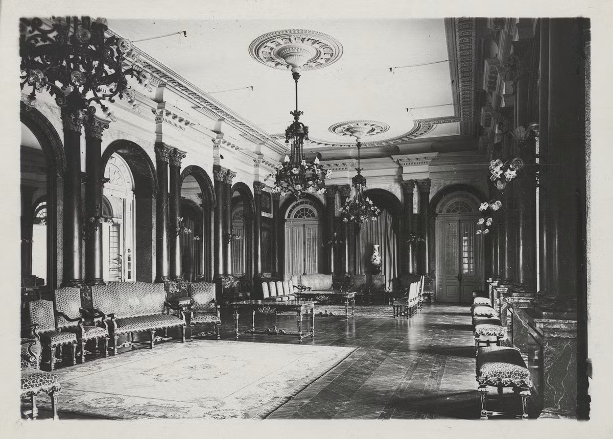 Phòng khách chính của Phủ Toàn quyền. Ảnh tư liệu.