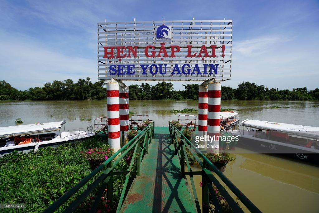 Cầu cảng du lịch trên sông Sài Gòn, nơi đón khách tham quan địa đạo Củ Chi bằng đường thủy. Ảnh: Getty.