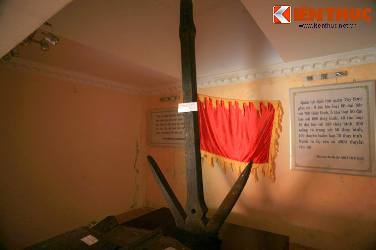 Chiến thắng Rạch Gầm - Xoài Mút được các sử gia ghi nhận như một trong những chiến công oach liệt trong lịch sử dựng nước và giữ nước của dân tộc Việt. Ảnh: Mỏ neo được tìm thấy tại vàm Trà Tân, nơi quân Xiêm đặt bản doanh.