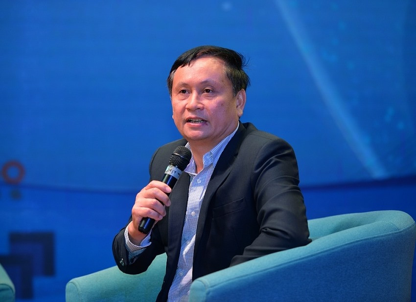 Ông Nguyễn Sơn, Bí thư Đảng ủy, Chủ tịch Hội đồng quản trị Trung tâm lưu ký chứng khoán Việt Nam.