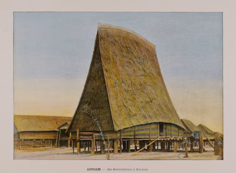 Nhà rông của người dân tộc Xê-đăng ở Kontum.