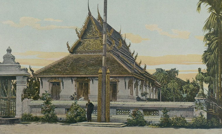 Một ngôi chùa ở Phnom Penh.