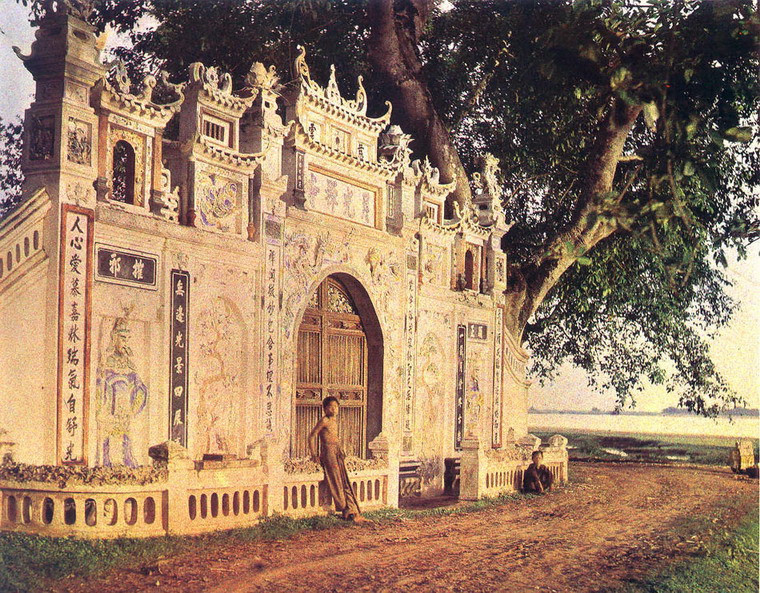 Một ngôi chùa trên đường đến Tam Đảo, 4/1916.