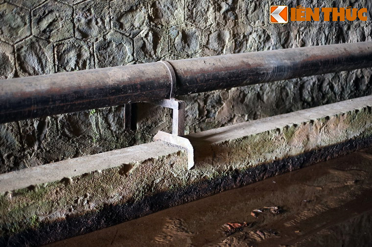 Hệ thống đường ống và cống thoát nước vẫn còn nguyên vẹn.